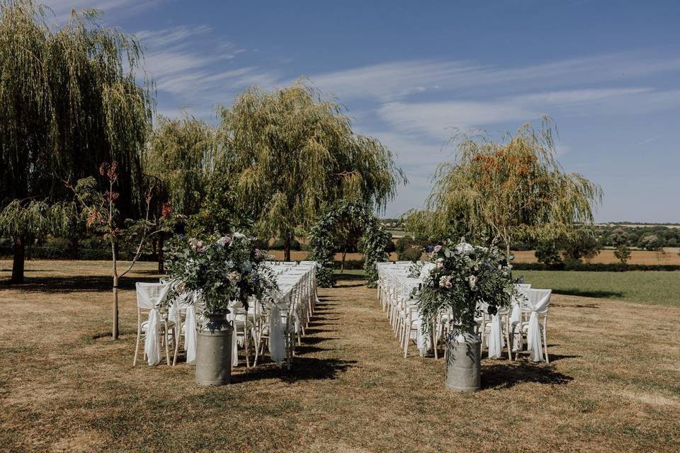 Outside ceremony