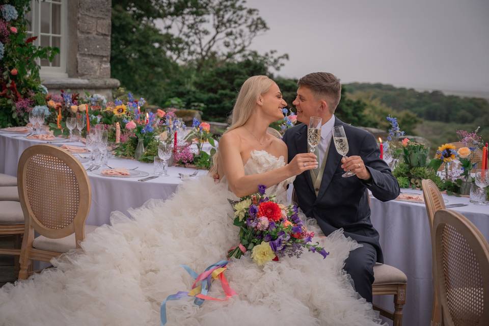 Dyfi terrace reception