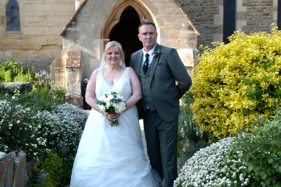 Bride and groom