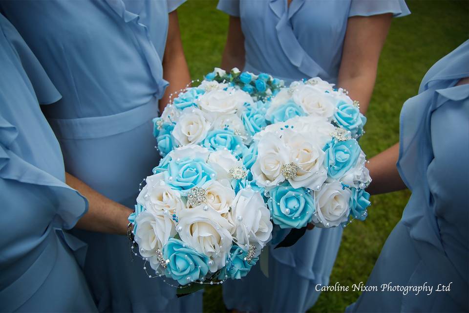 Bridal prep - flowers