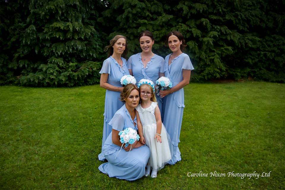 Post ceremony - Bridesmaids