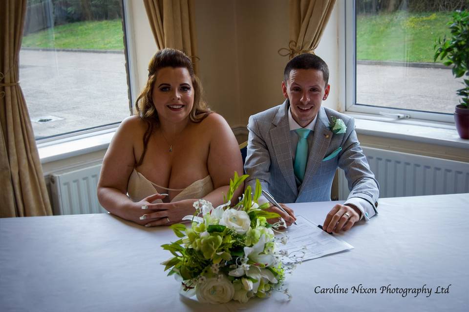 Post ceremony - Bride & Groom