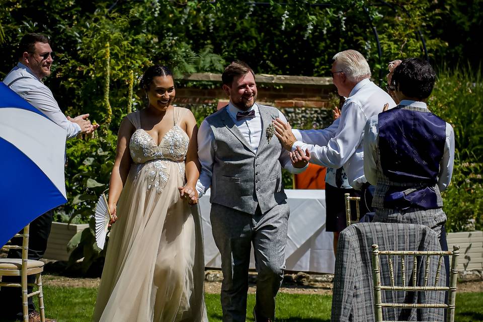 Post ceremony - Bride & Groom