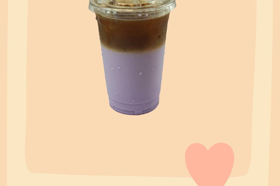 Taro Coffee Latte