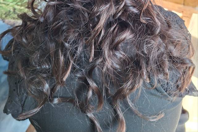 Bridesmaid Curls, Pinned