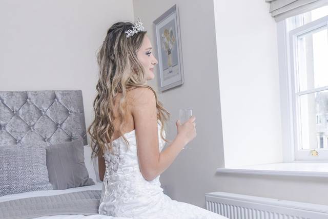 Confident Bride Makeup Ready