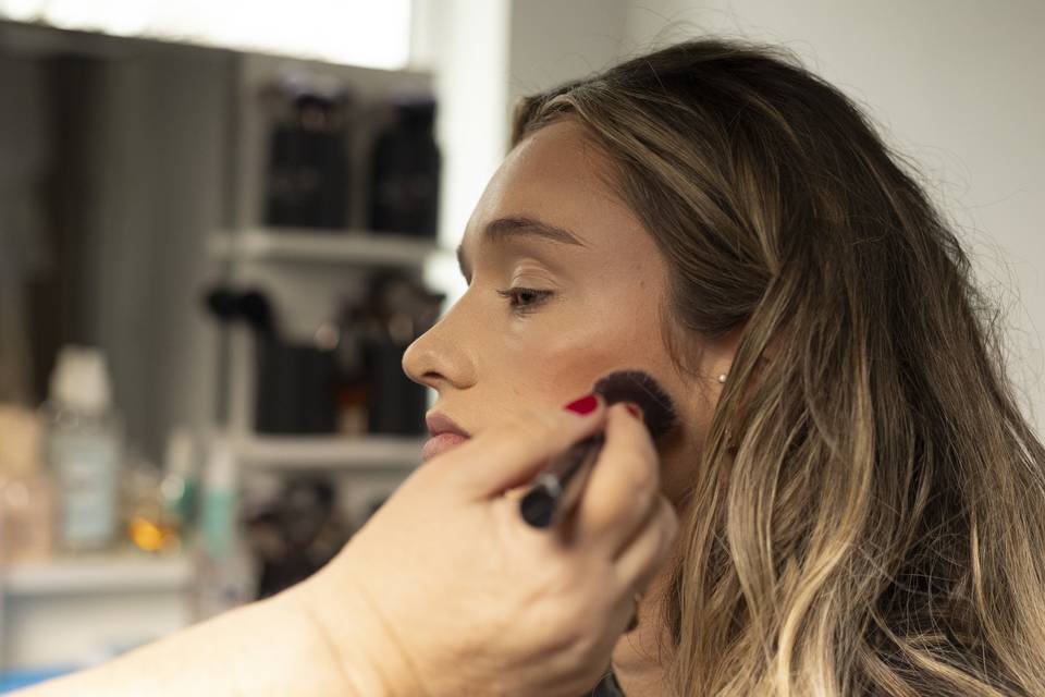 Lasting Blush Bridal Makeup