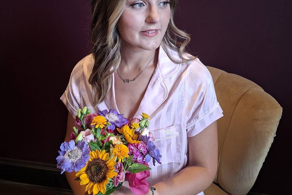 Dewy Glow Bridesmaid Makeup