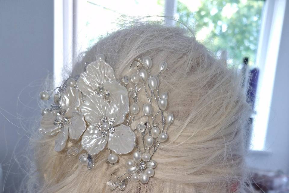 Romantic Half up Bridal Hair