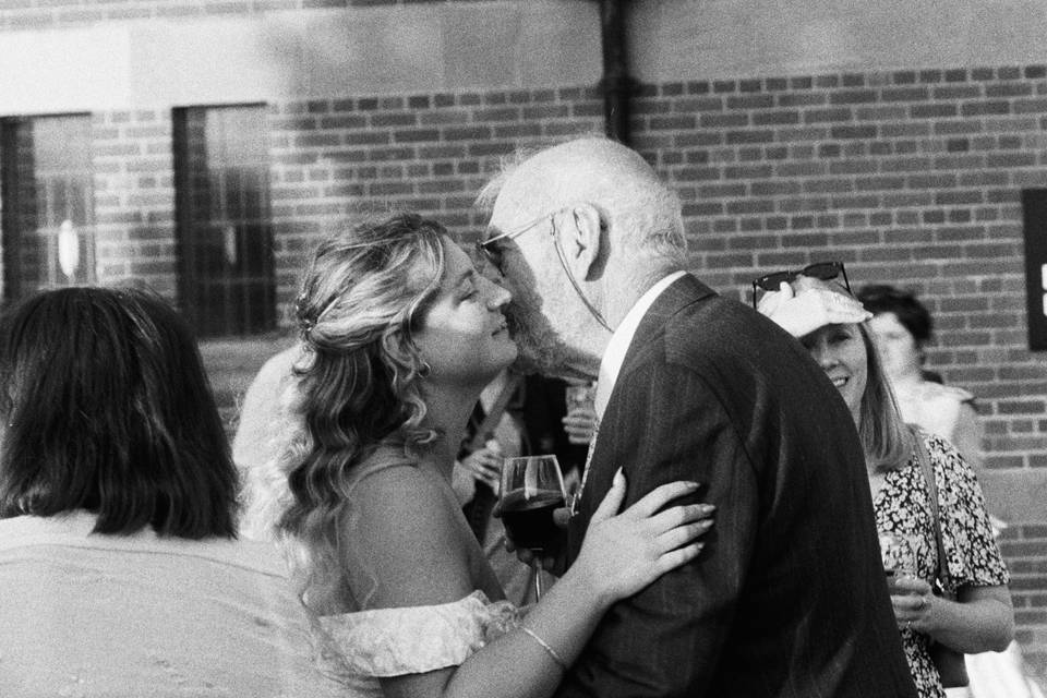 Super 8 wedding bride