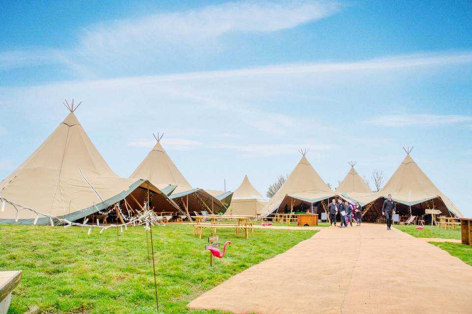 Tipis at Beaumont Hall 14