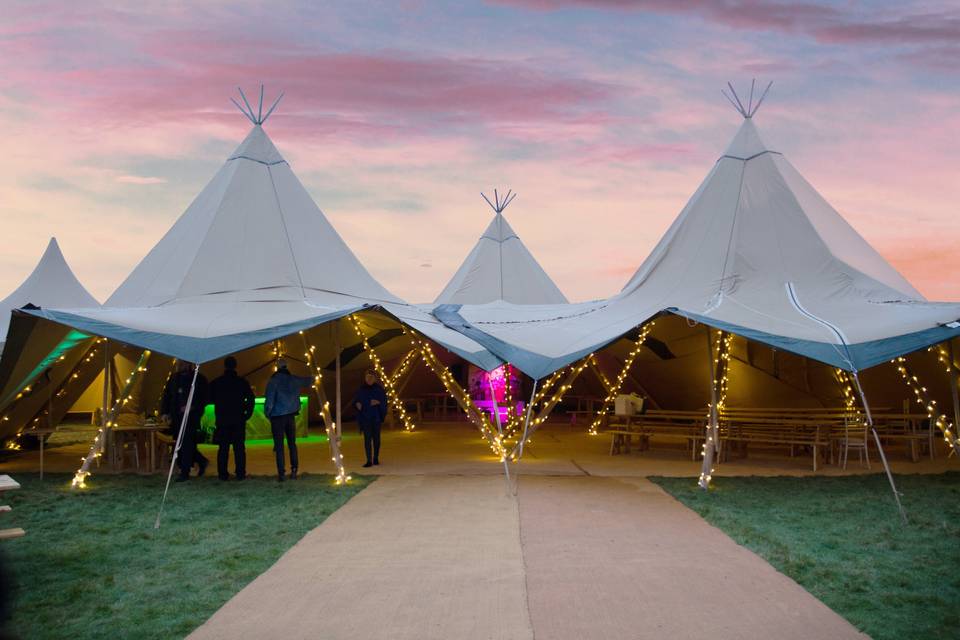 The Tipi at Beaumont Hall