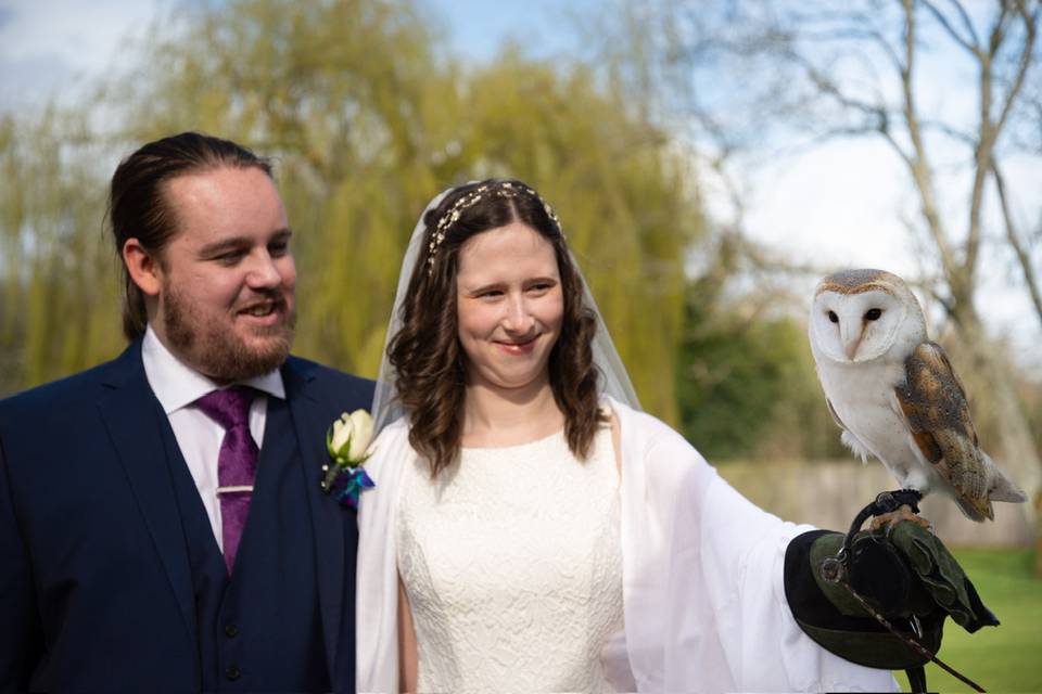 Couple with the owl