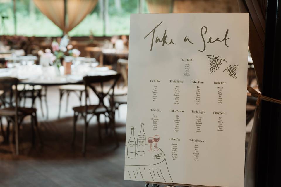 Seating plan