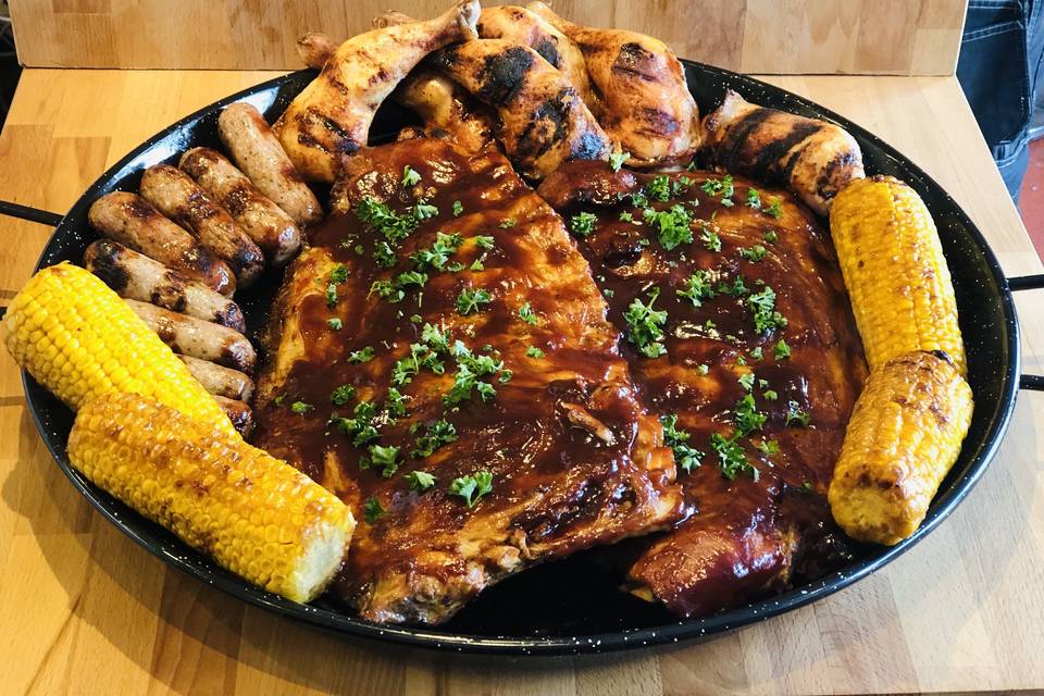 BBQ platter