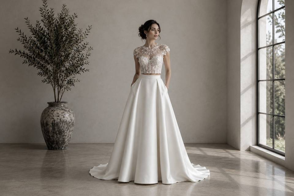 Botanical Corset Bridal