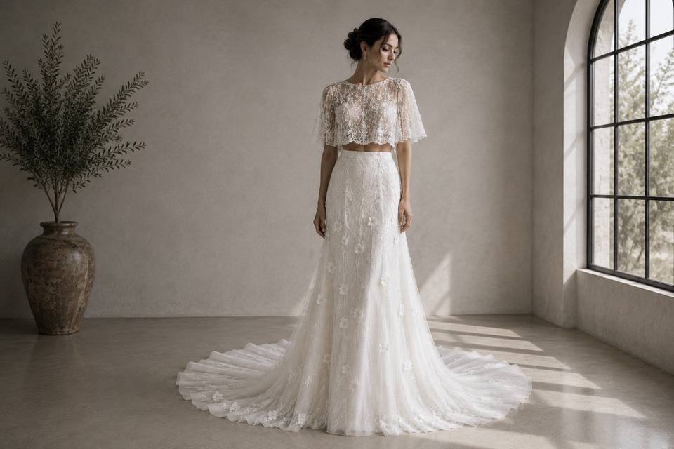 Embroidered Bridal Separates
