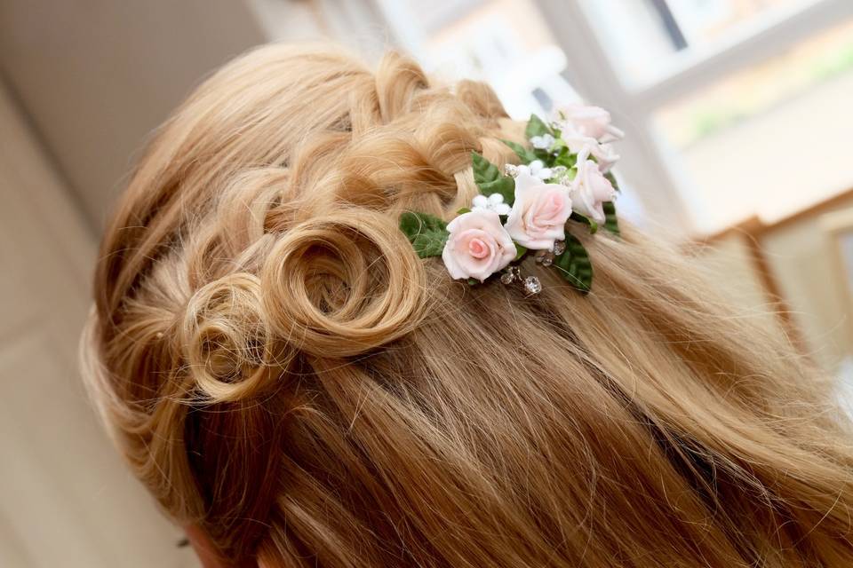 Bridal hair