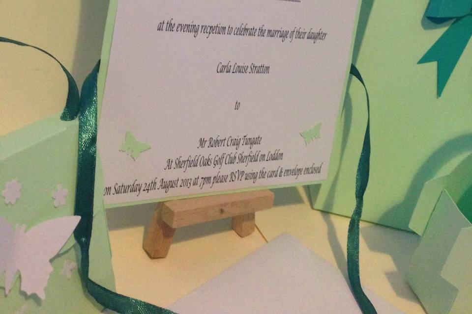 Invitation favour set