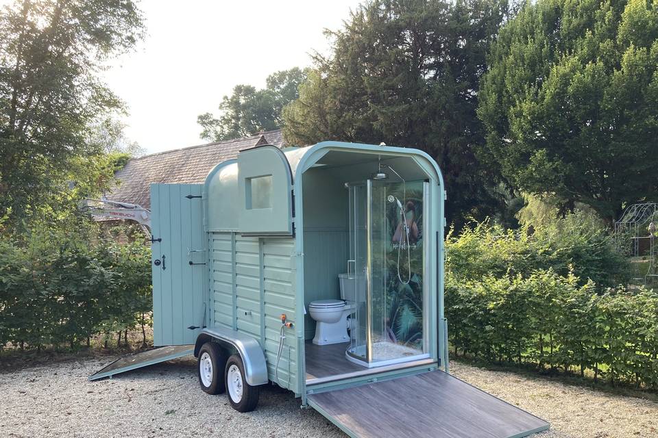 Bathroom vintage trailer