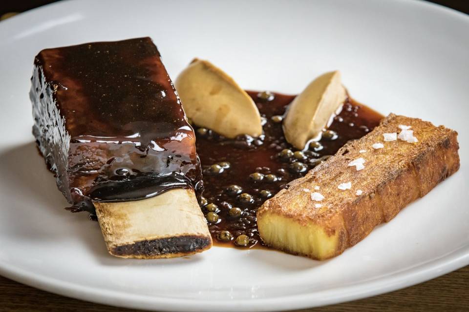 Glazed beef short rib