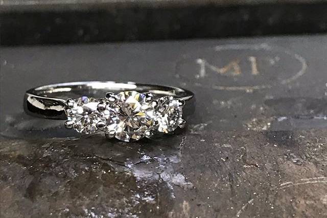 Custom engagement ring