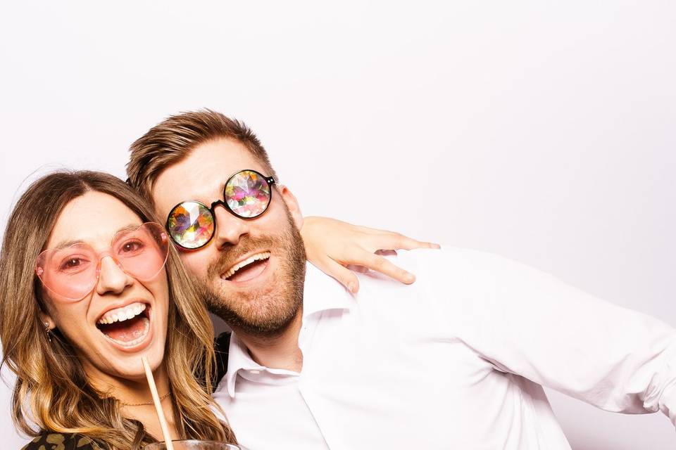 Couple Shot with Glasses