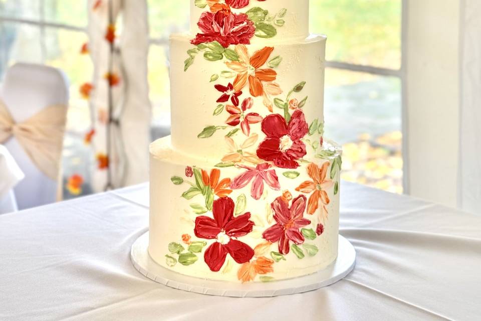 Buttercream Floral Wedding
