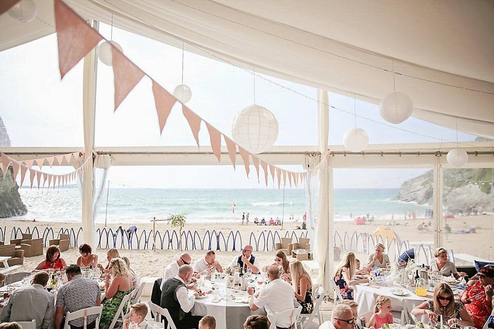 Lusty Glaze, Cornwall Wedding