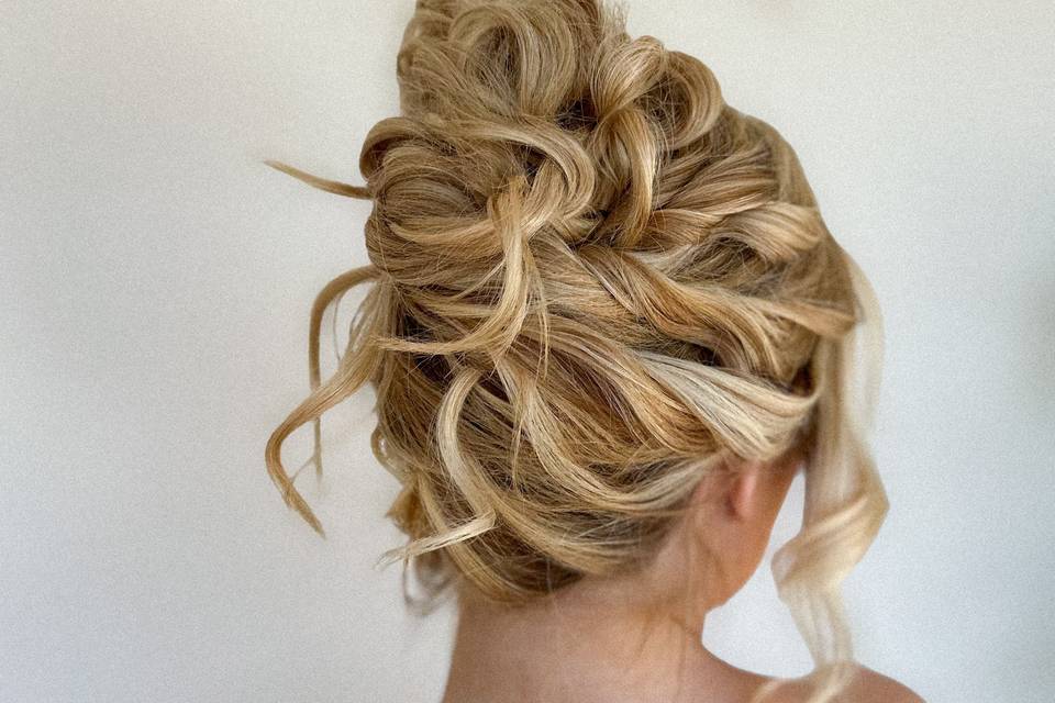 Textured french twist