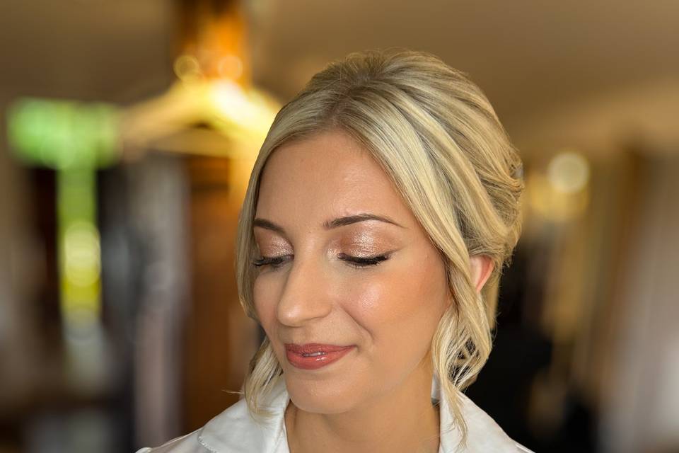 Natural bridal makeup