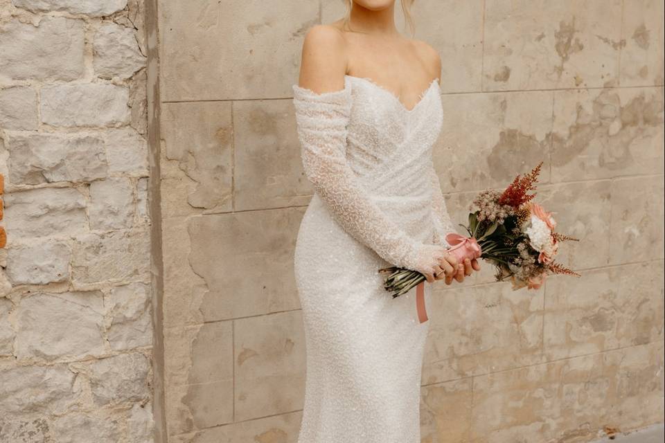 Natural bridal hair and makeup