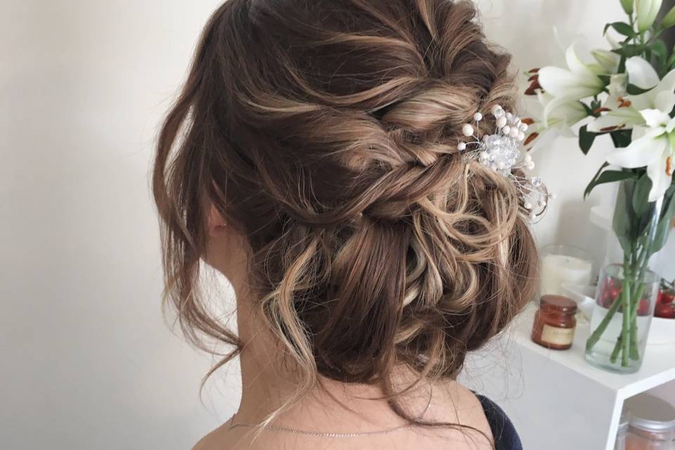 Boho bun