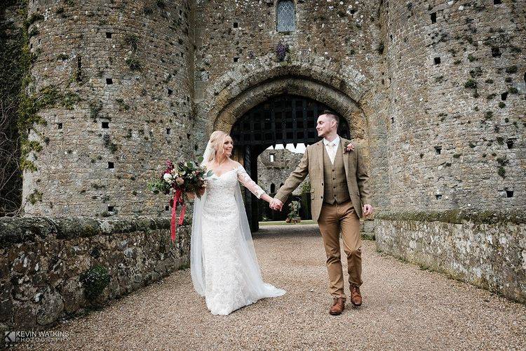 Couple holding hands - Kevin Watkins Wedding Films