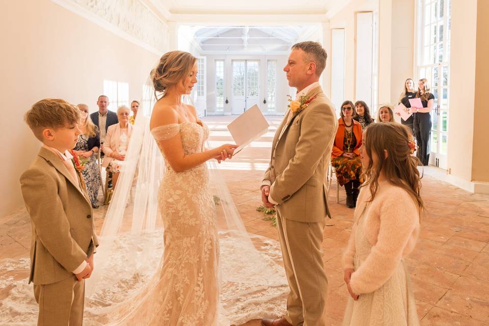 Vows in The Orangery