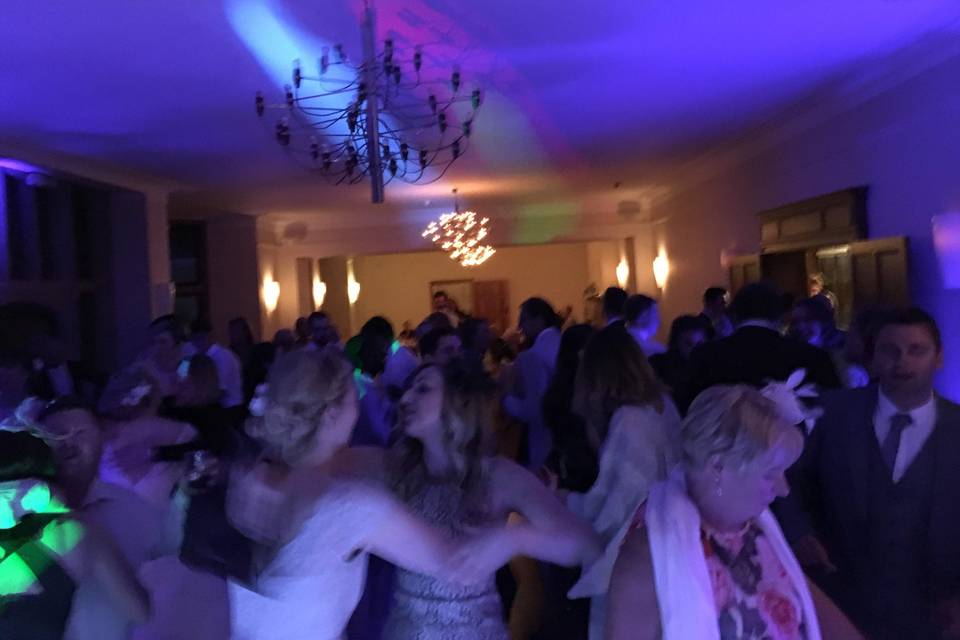 Busy dance floor