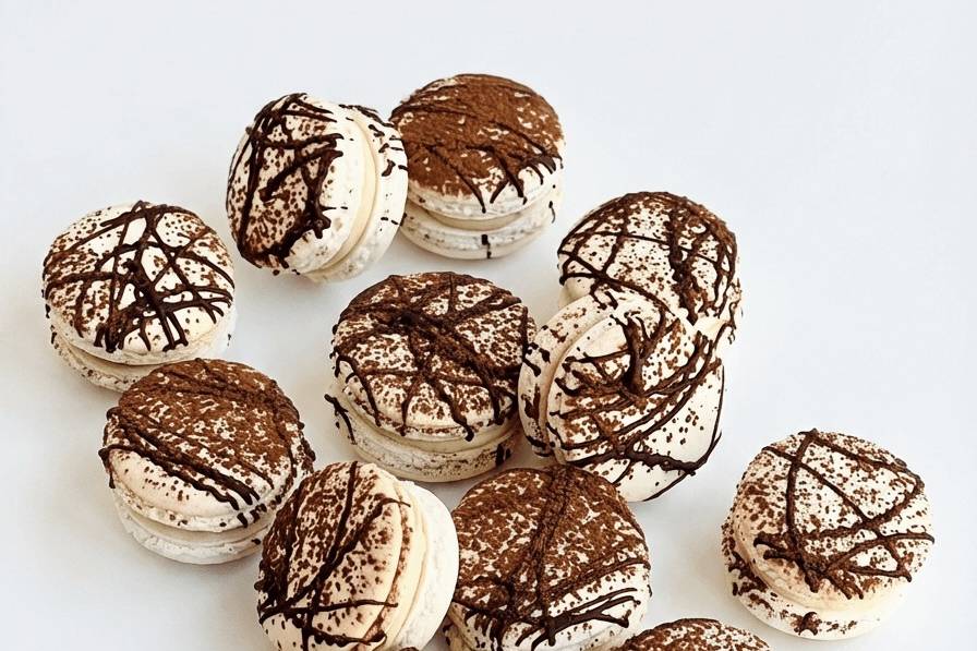 Mocha macarons