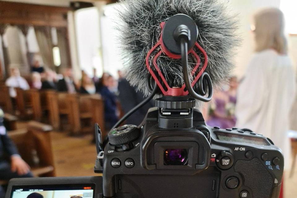 Ceremony action shot