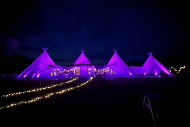 Outdoor Tipi Lighting