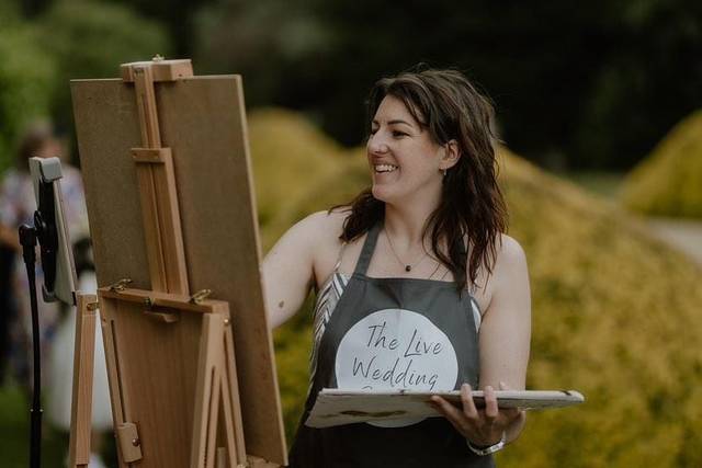 The Live Wedding Painter