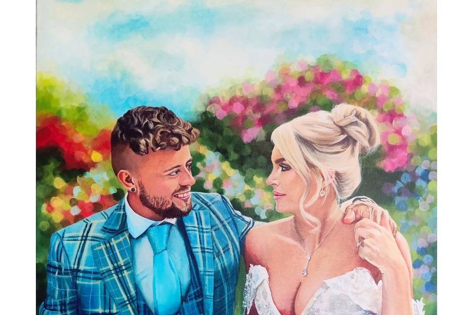 The Live Wedding Painter