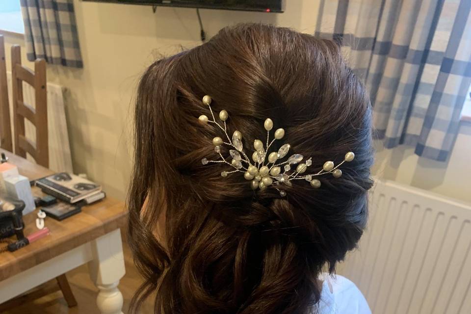 Bridal hair