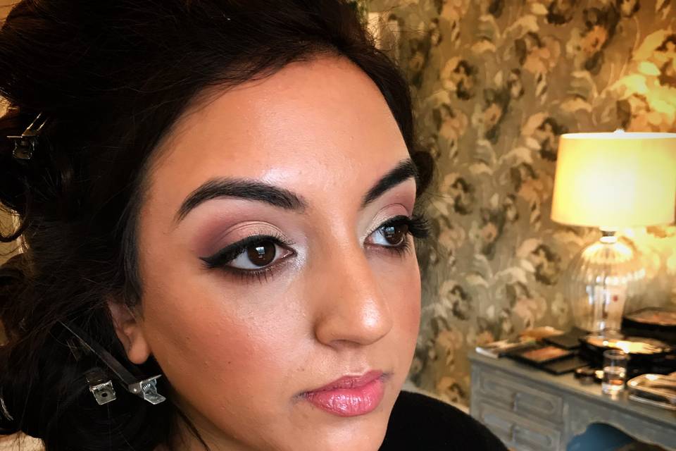 Bride makeup