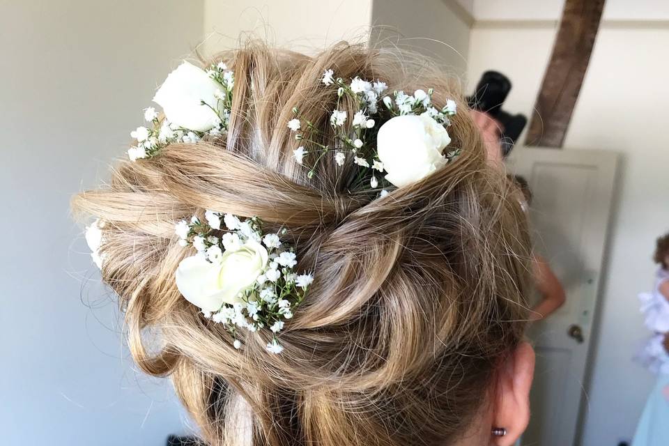 Bridal hair