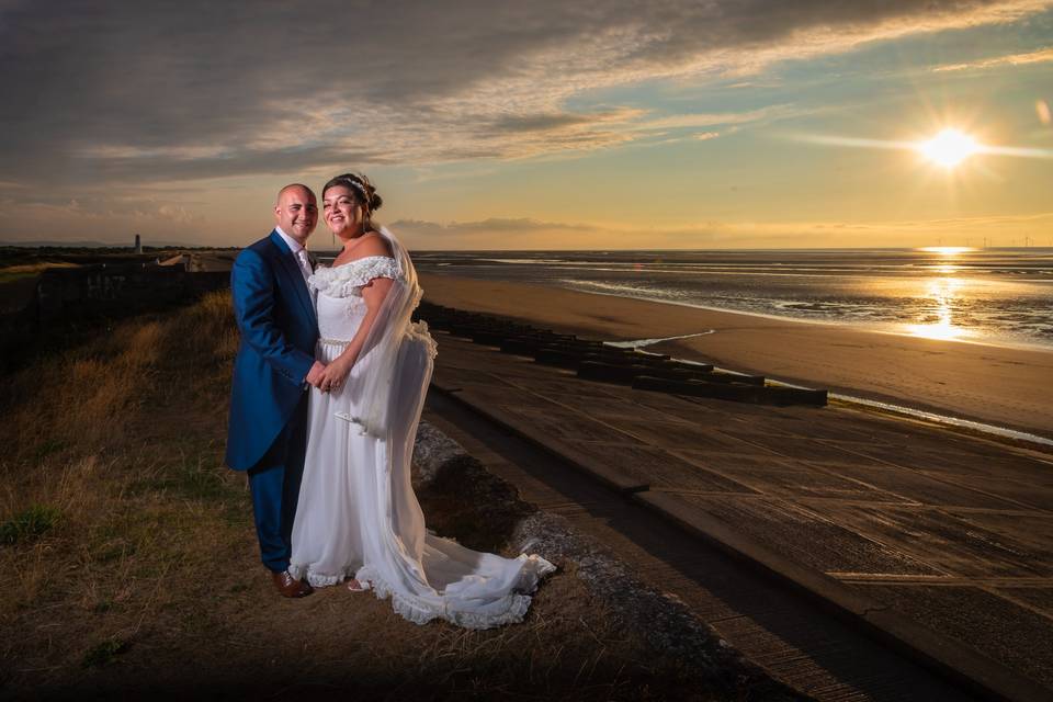 Sunset shot at Leasowe Castle