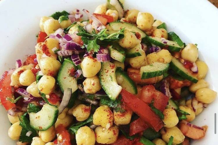 Moroccan spiced fried chickpea