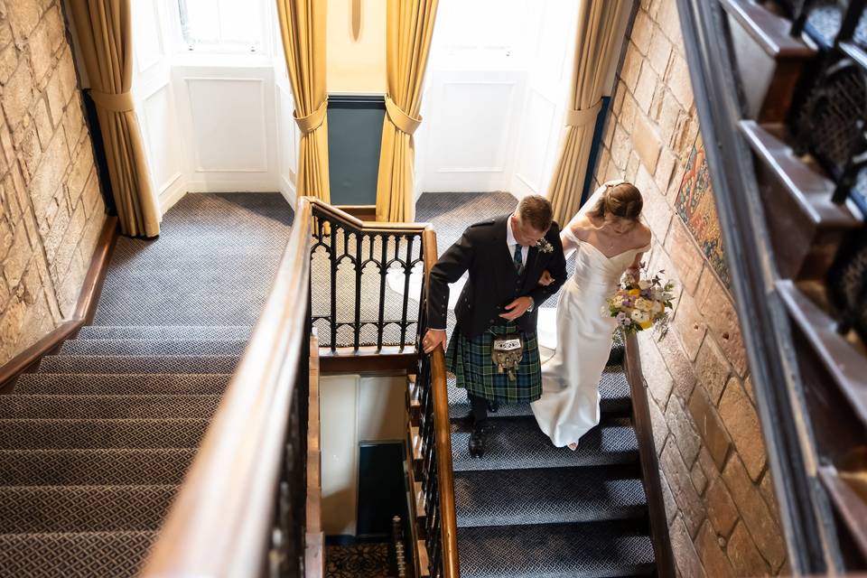 Castle staircase