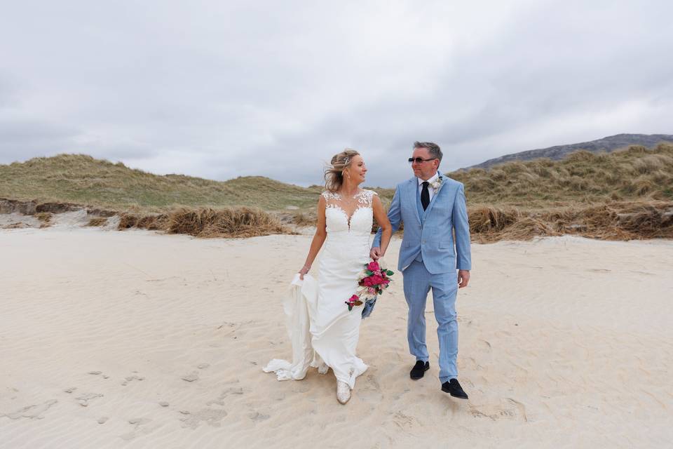 Luskentyre Beach Wedding
