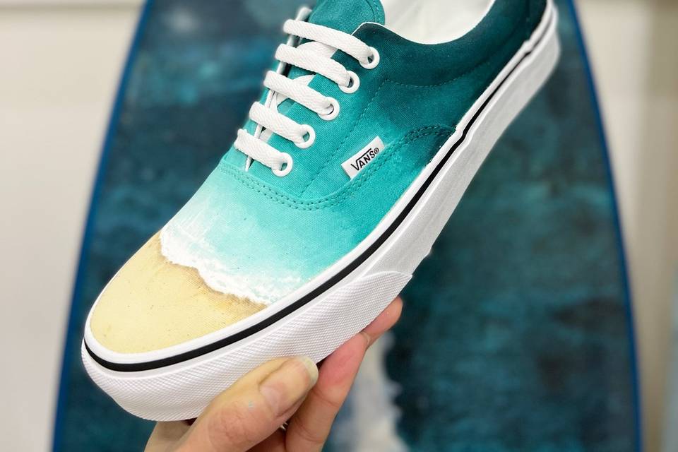 Hand painted shoes