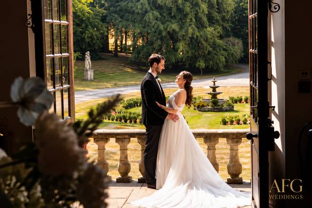 Cinematic wedding moment.